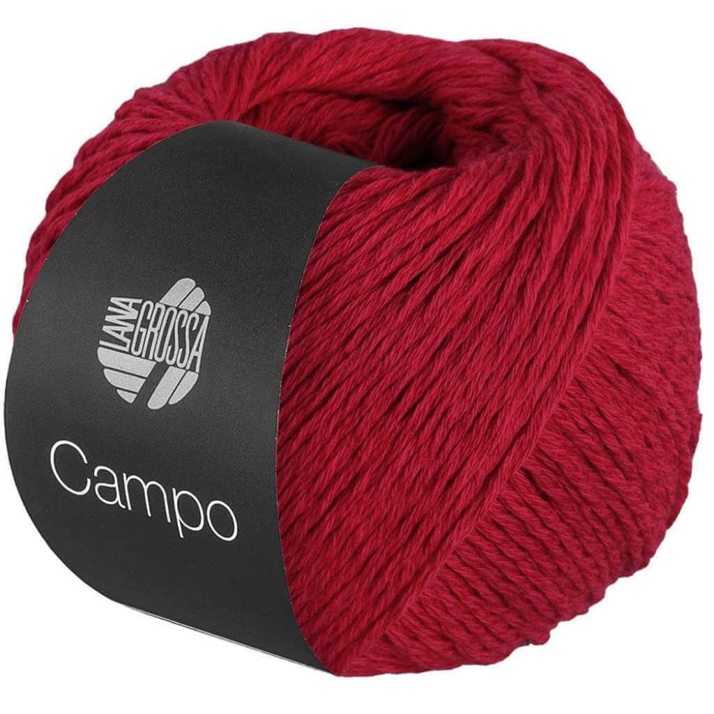 Lana Grossa Campo, Farbe 27 Rot – Baumwolle, Leinen und Viskose bei Lieblingsgarn