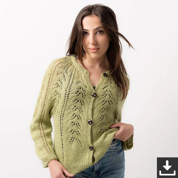 Pascuali Pattern Strickjacke Eyed Fern Strickanleitung - Pascuali (PDF) bei bei bei bei bei bei bei bei Lieblingsgarn