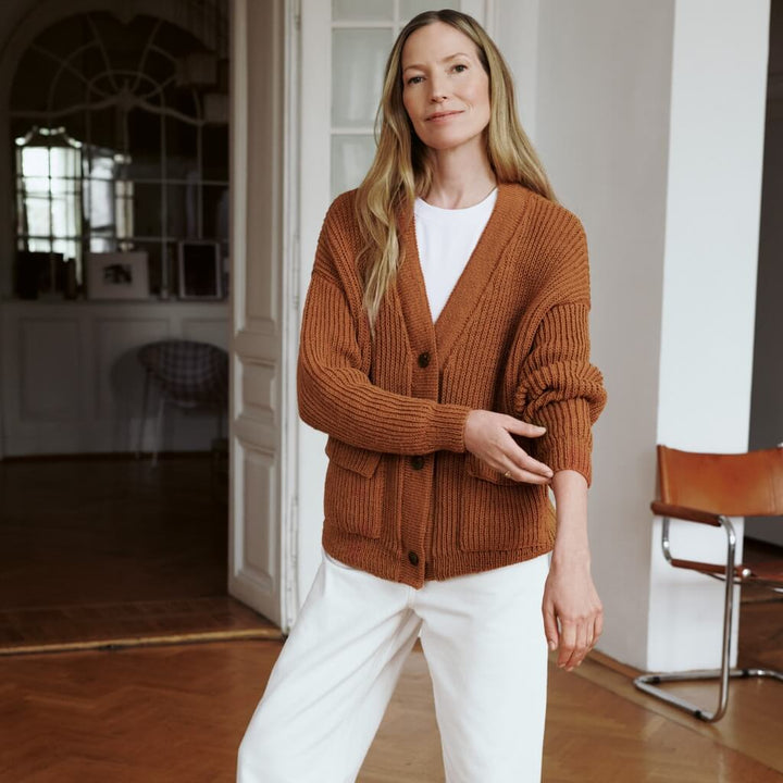Lana Grossa Pattern Damen Cardigan Strickset - Lana Grossa (PDF) bei bei bei bei Lieblingsgarn