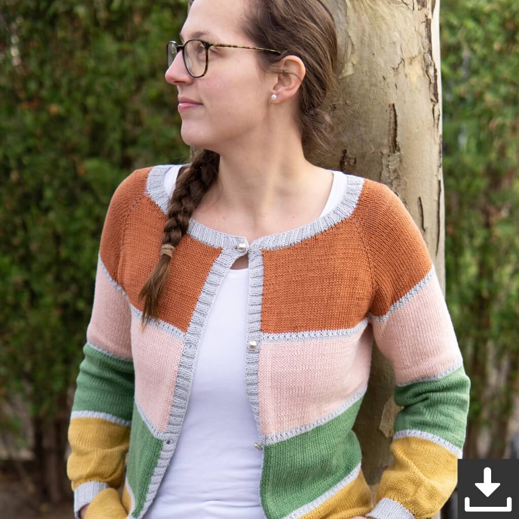 Carolin Balmes Hedis Cardigan Strickanleitung - Carolin Balmes (PDF) bei bei bei bei Lieblingsgarn