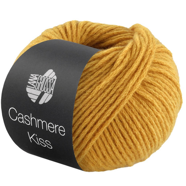 Lana Grossa 116 - Safrangelb Lana Grossa Cashmere Kiss bei bei bei bei bei bei bei bei Lieblingsgarn