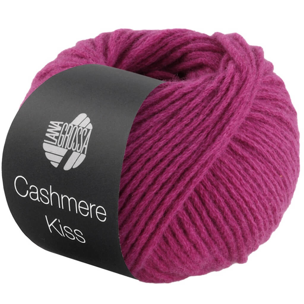 Lana Grossa Cashmere Kiss, Farbe 120 Weinrot – Kaschmir und Merino bei Lieblingsgarn