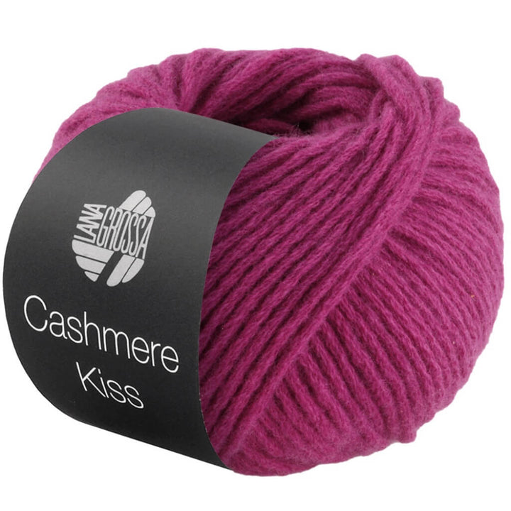 Lana Grossa Cashmere Kiss, Farbe 120 Weinrot – Kaschmir und Merino bei Lieblingsgarn