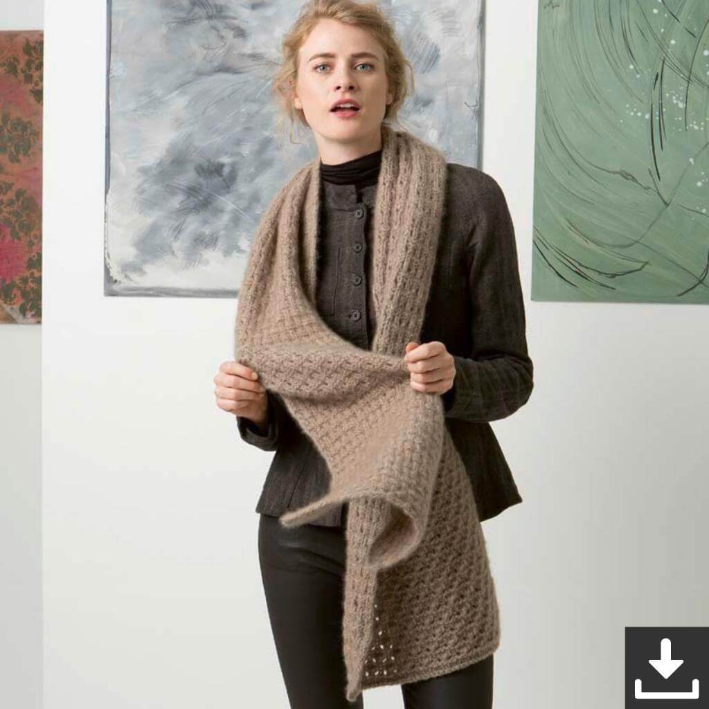 Lang Yarns Pattern Stola Strickanleitung - Lang Yarns (PDF) bei bei bei bei Lieblingsgarn