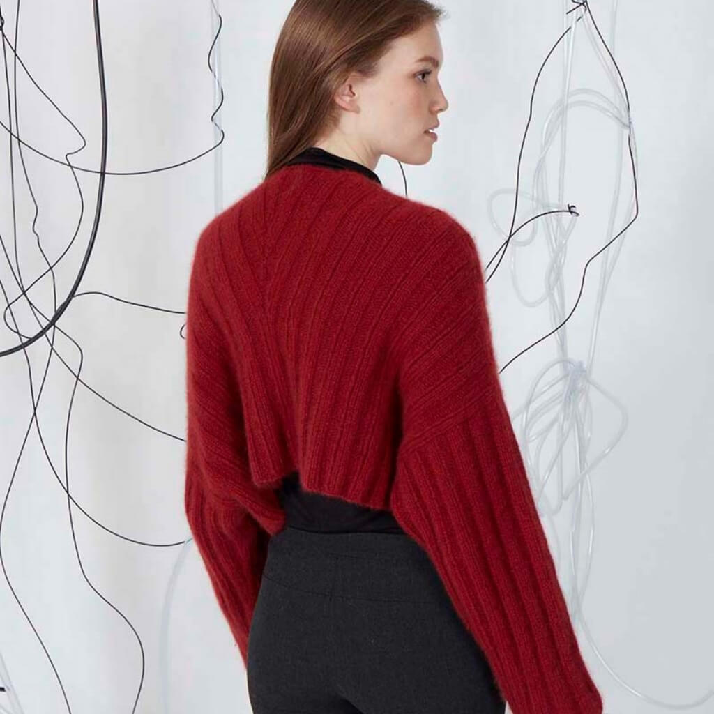 Lang Yarns Pattern Cropped Sweater Strickanleitung - Lang Yarns (PDF) bei bei bei bei Lieblingsgarn