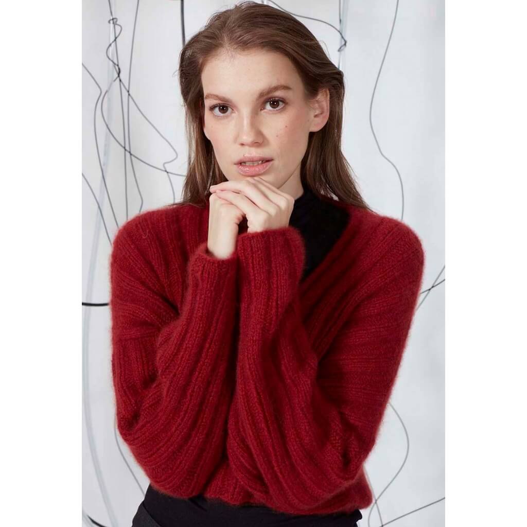 Lang Yarns Pattern Cropped Sweater Strickanleitung - Lang Yarns (PDF) bei bei bei bei Lieblingsgarn