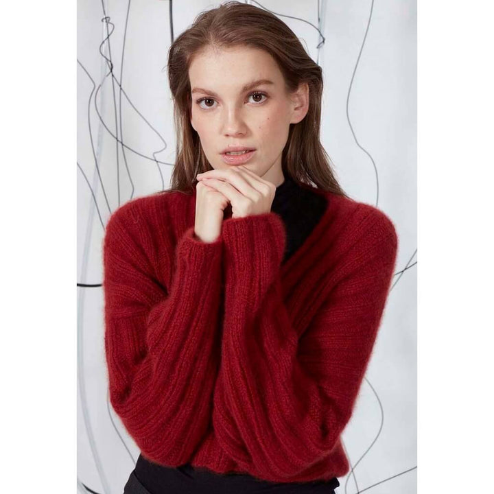 Lang Yarns Pattern Cropped Sweater Strickanleitung - Lang Yarns (PDF) bei bei bei bei Lieblingsgarn