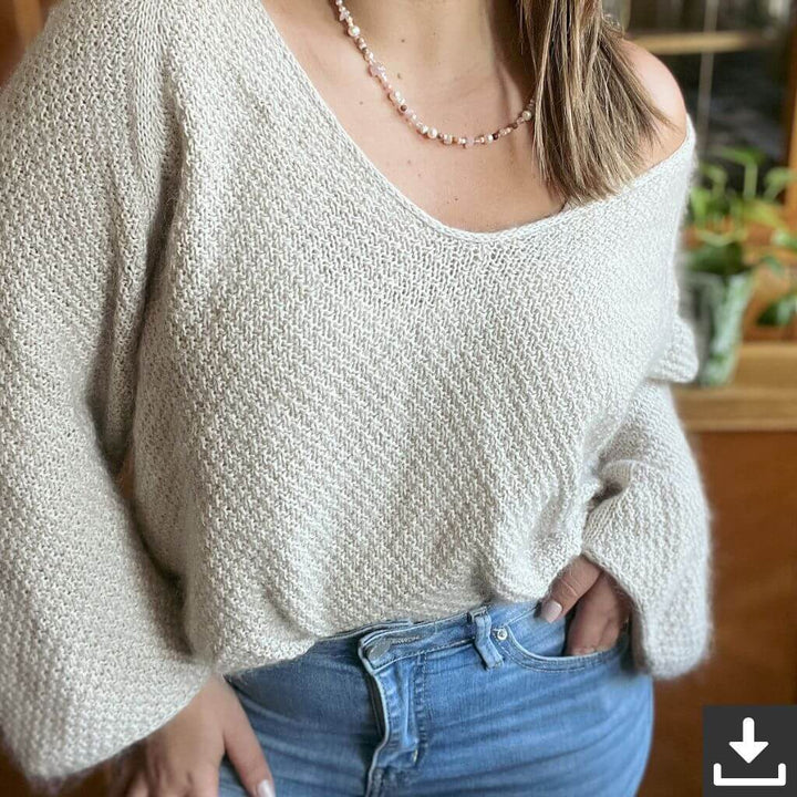 Carolin Reim Central Perk Blouse Anleitung - Carolin Reim (PDF) bei bei bei bei Lieblingsgarn