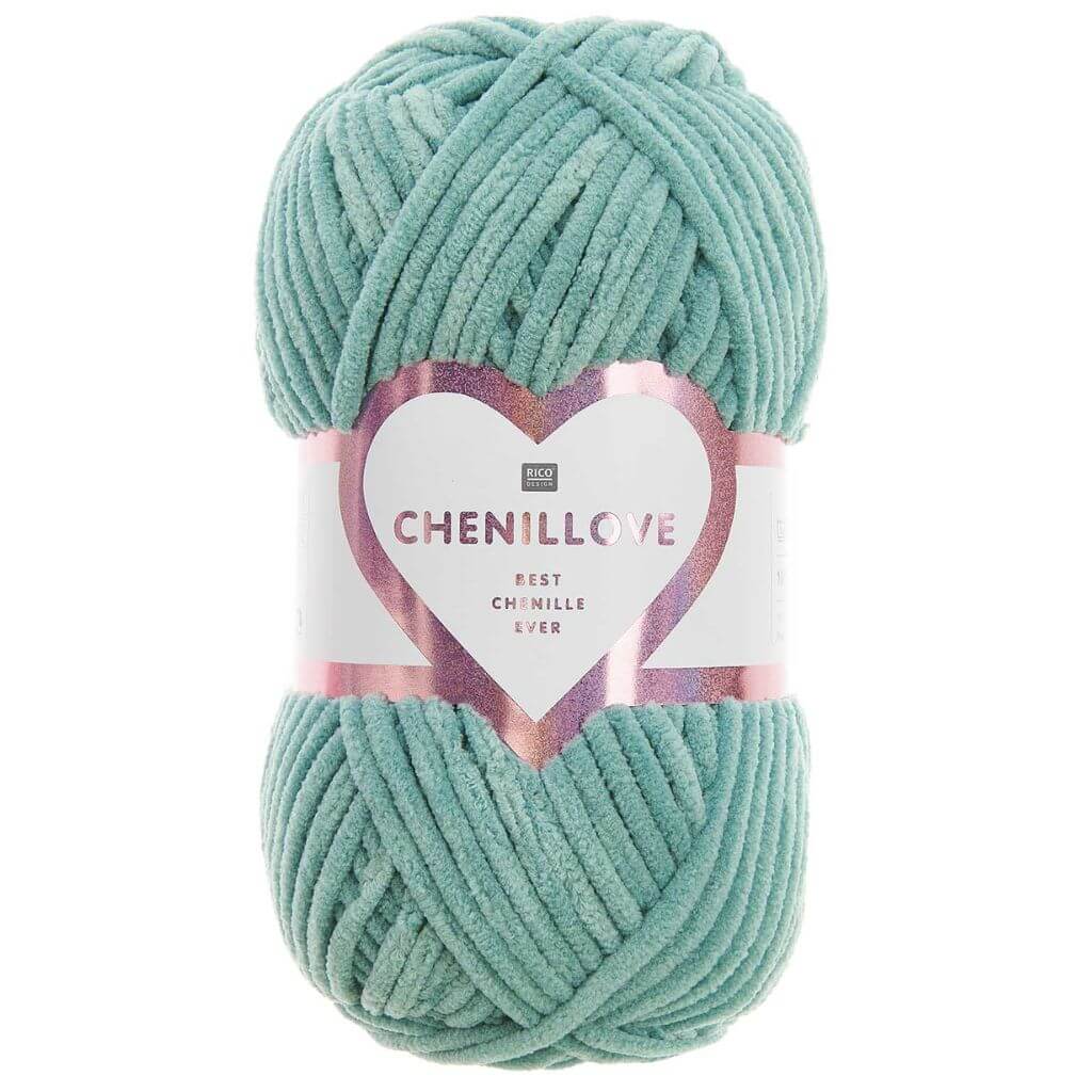 Rico Design Creative Chenillove, Farbe 019 Türkis – Polyester bei Lieblingsgarn