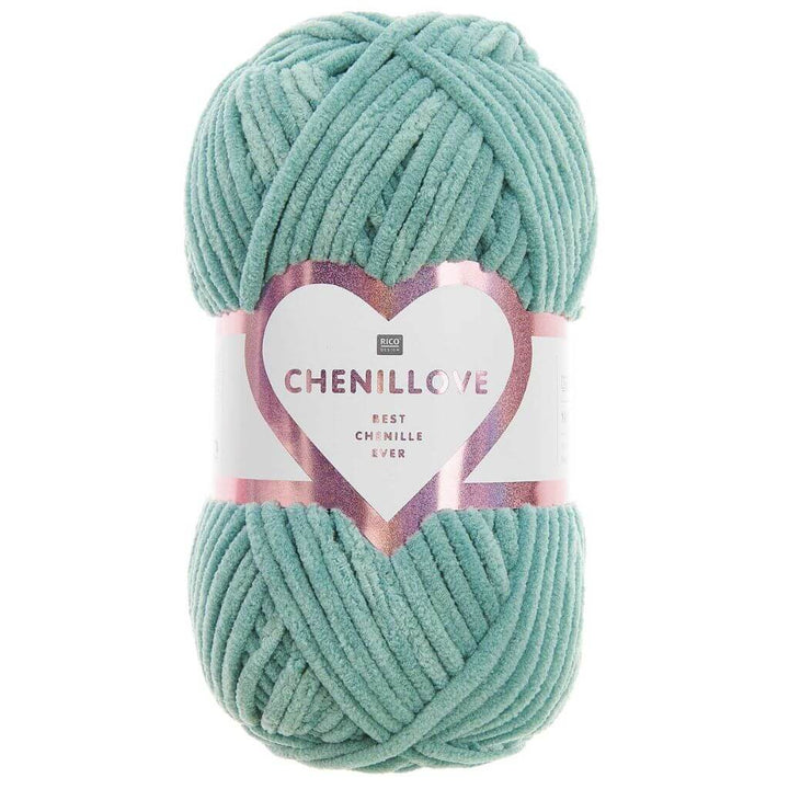 Rico Design Creative Chenillove, Farbe 019 Türkis – Polyester bei Lieblingsgarn