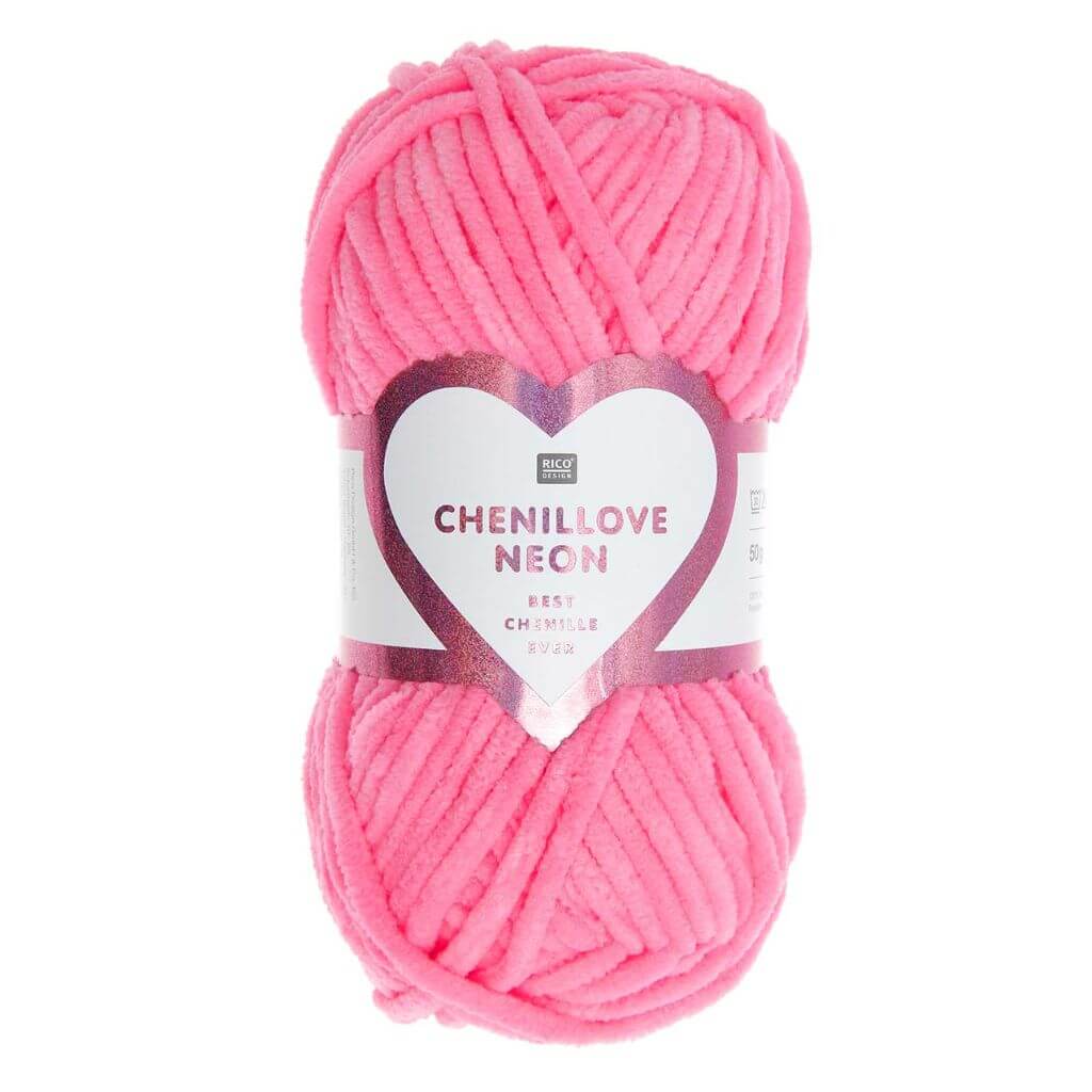 Rico Design Creative Chenillove Neon, Farbe 002 Pink – Synthetik bei Lieblingsgarn