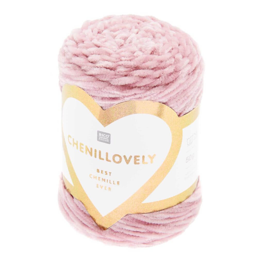 Rico Design Chenillovely, Farbe 002 Altrosa – Synthetik bei Lieblingsgarn
