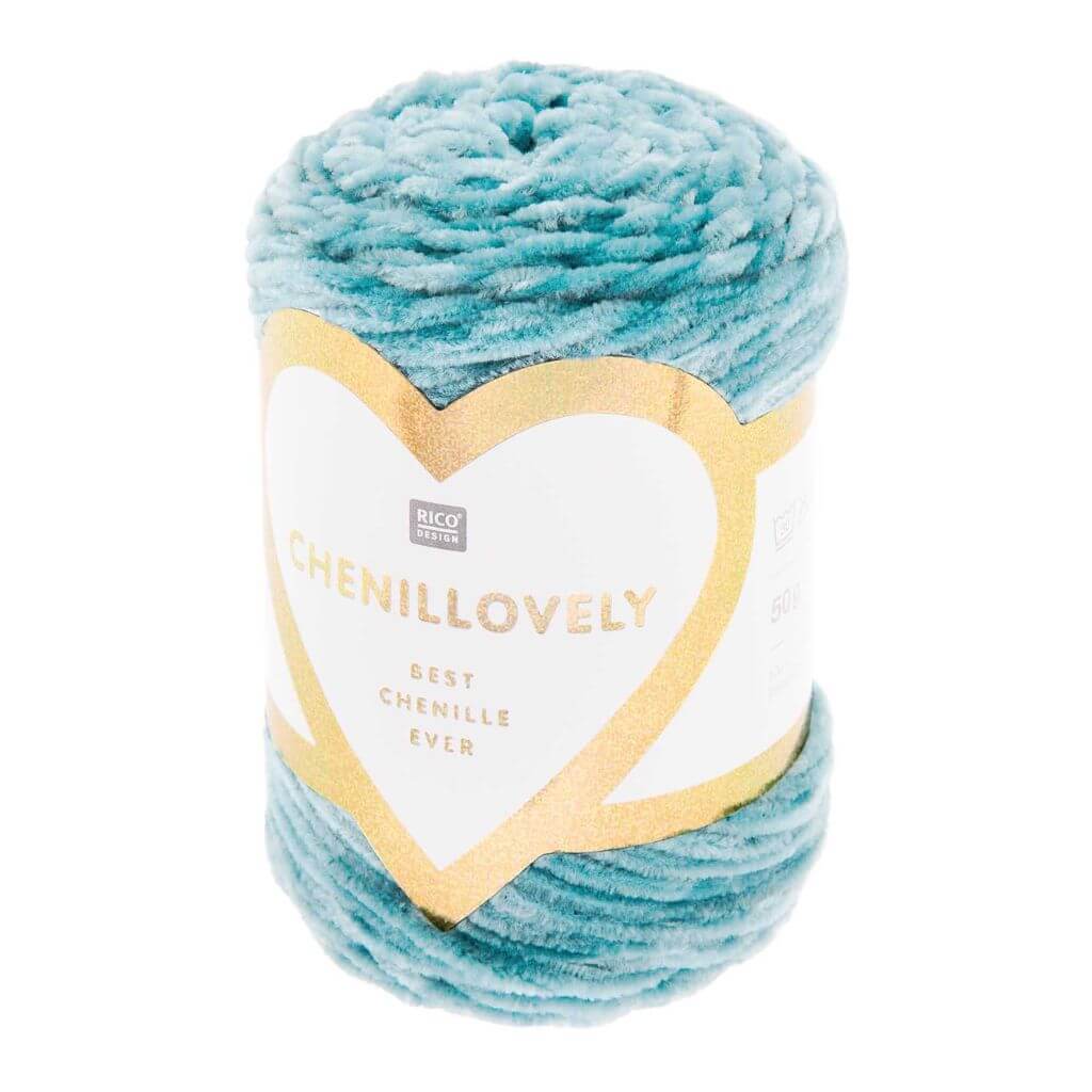 Rico Design Chenillovely, Farbe 005 Aqua – Synthetik bei Lieblingsgarn