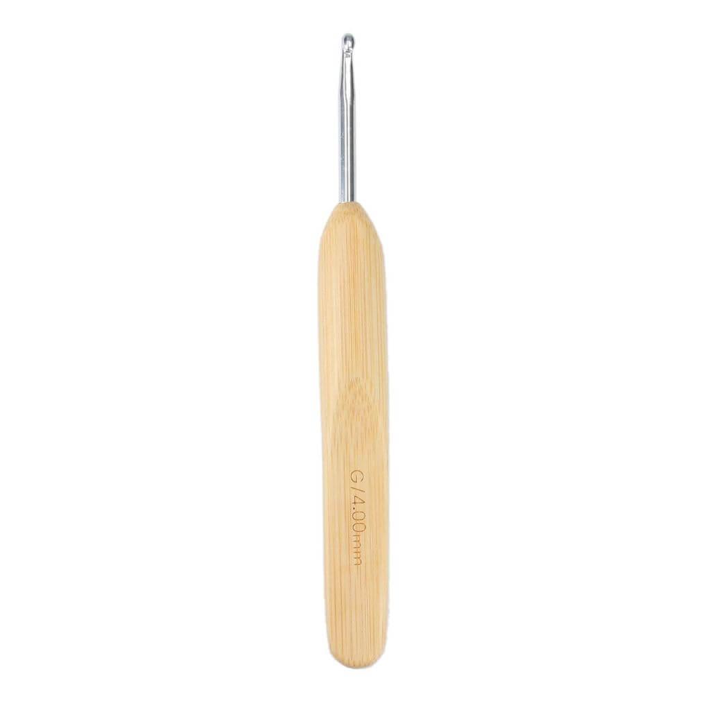 ChiaoGoo Häkelnadel Metall mit Bamboo-Griff, Farbe 2 – Bambus und Metall bei Lieblingsgarn