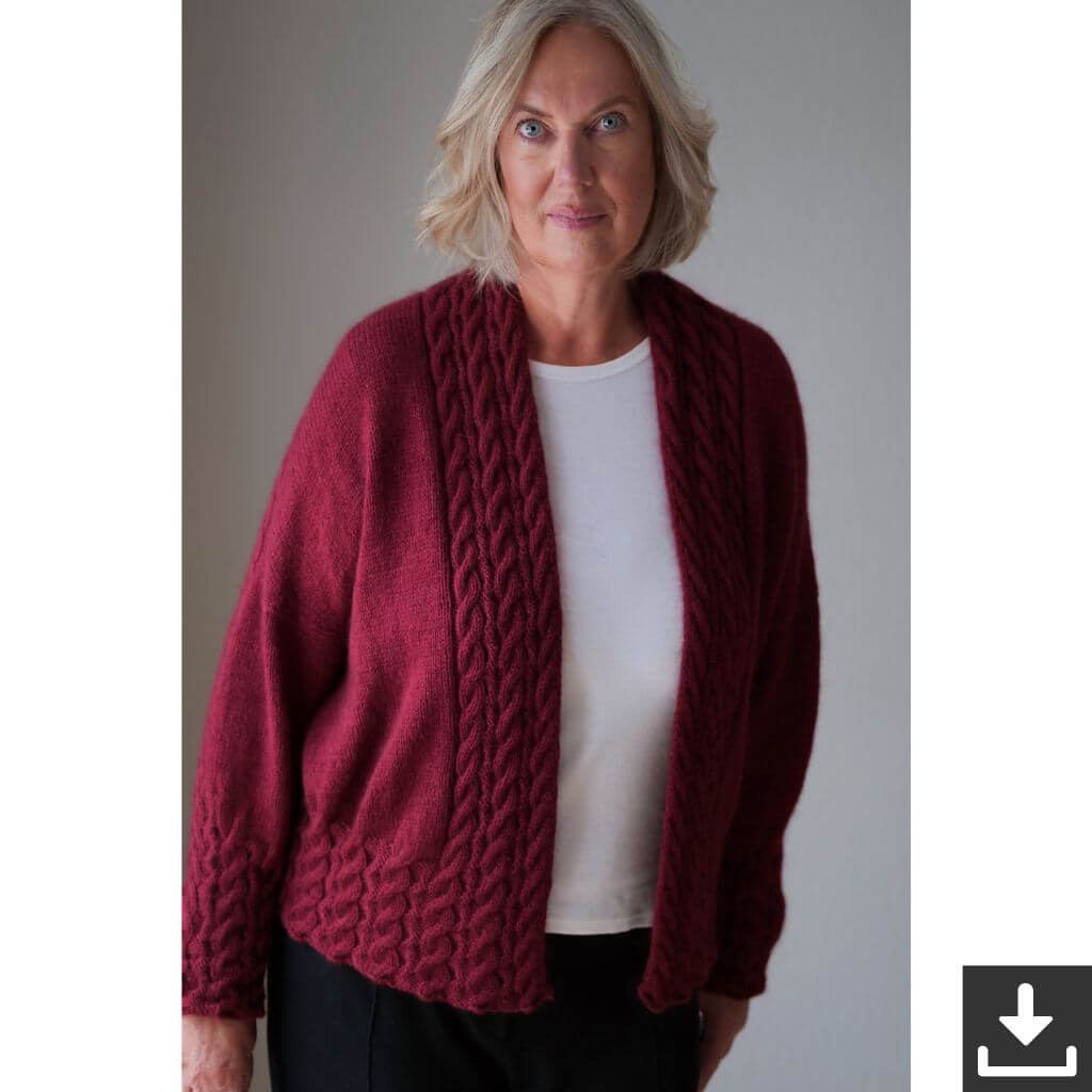 ChrisBerlin Pattern Strickjacke Summer Wine Strickanleitung - ChrisBerlin (PDF) bei bei bei bei Lieblingsgarn