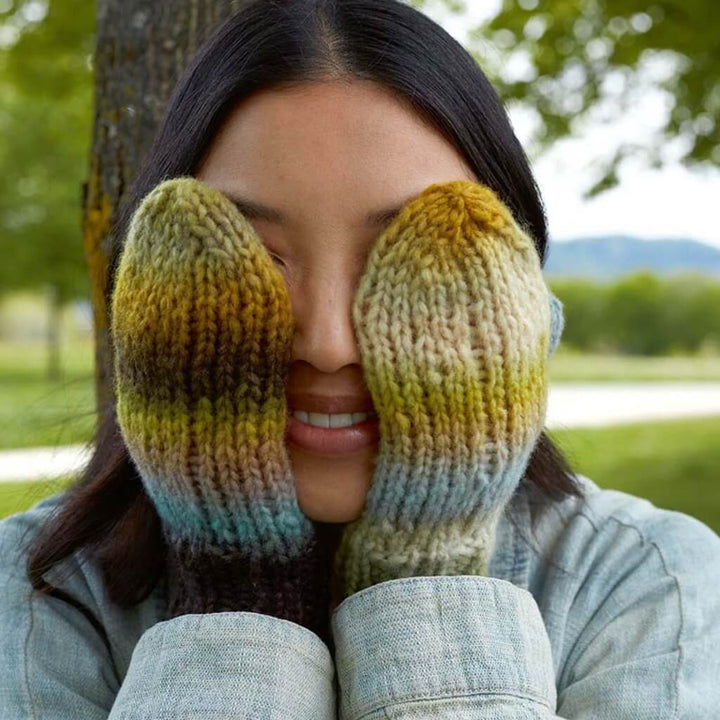 Lang Yarns Pattern Fäustlinge mit Farbverlauf Strickanleitung - Lang Yarns (PDF) bei bei bei bei Lieblingsgarn