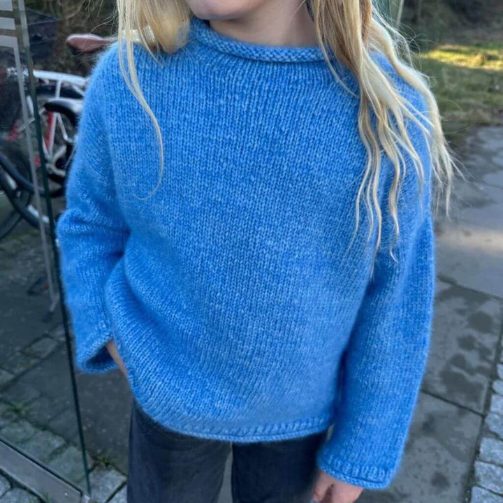 PetiteKnit Pattern Kinder Pullover Cloud Sweater Junior Strickanleitung - PetiteKnit (Heft) bei bei bei bei Lieblingsgarn