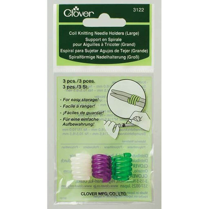 Clover Spiralförmige Nadelhalterung groß, 3 Stk. bei bei bei bei Lieblingsgarn