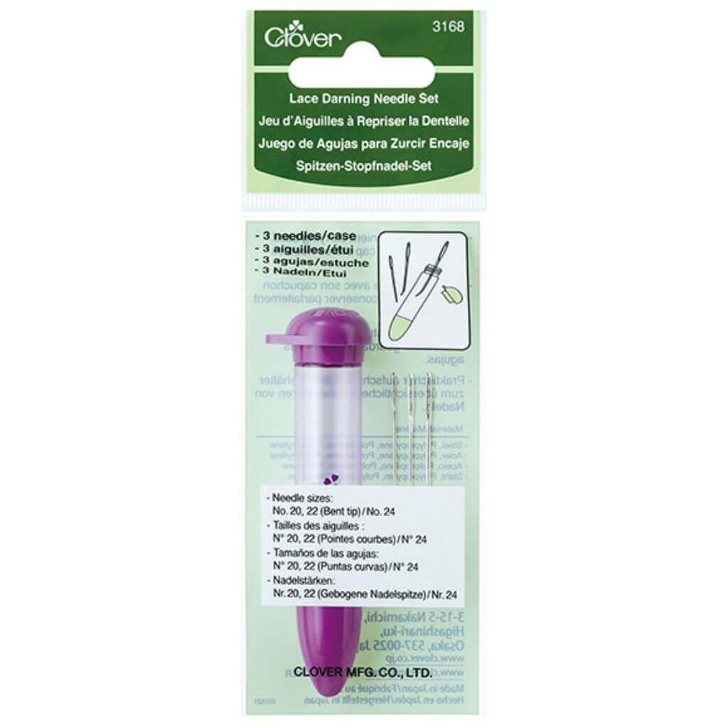 Clover Stopfnadel-Set Spitzen lila 3 St bei bei bei bei Lieblingsgarn