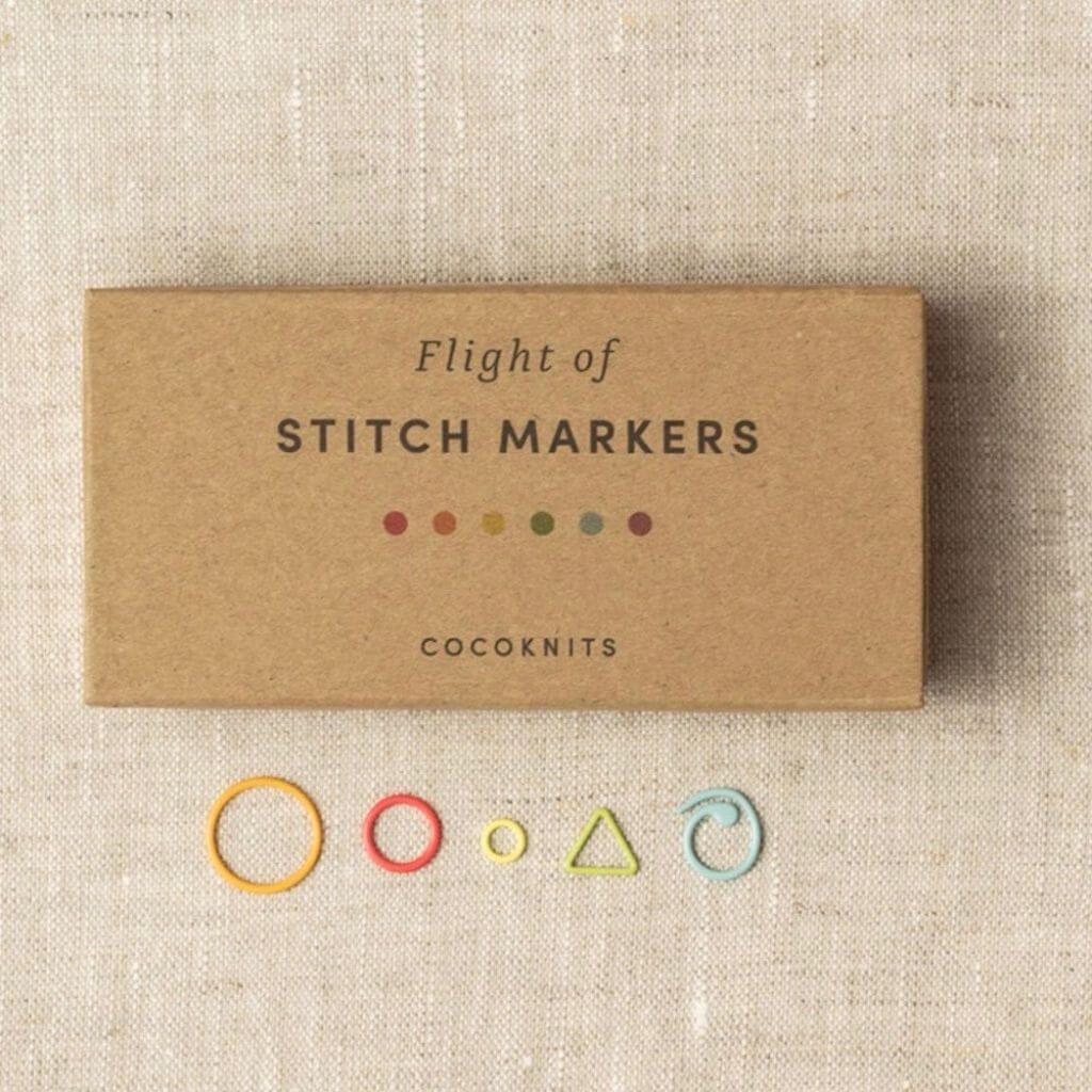 CocoKnits Flight of Stitch Markers Maschenmarkierer gemischt bei bei bei bei Lieblingsgarn