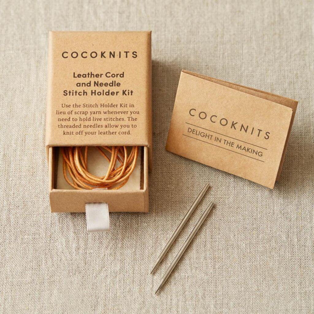 CocoKnits CoCoKnits Maschenhalter Lederband mit Nadel bei bei bei bei Lieblingsgarn