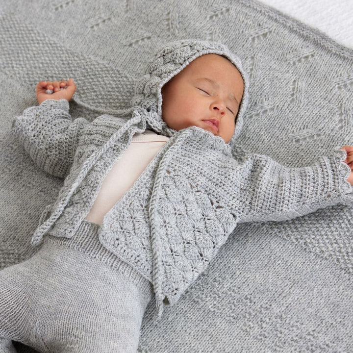 Lana Grossa Pattern Muschelmuster Jäckchen Häkelanleitung - Lana Grossa (Heft) bei bei bei bei bei bei bei Lieblingsgarn