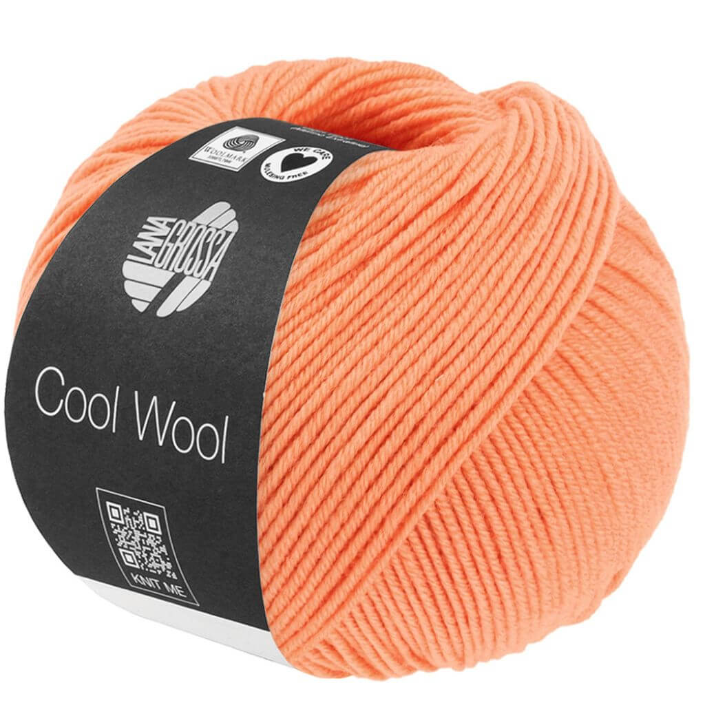 Lana Grossa 2123 - Lachsorange Lana Grossa Cool Wool 50g Lieblingsgarn