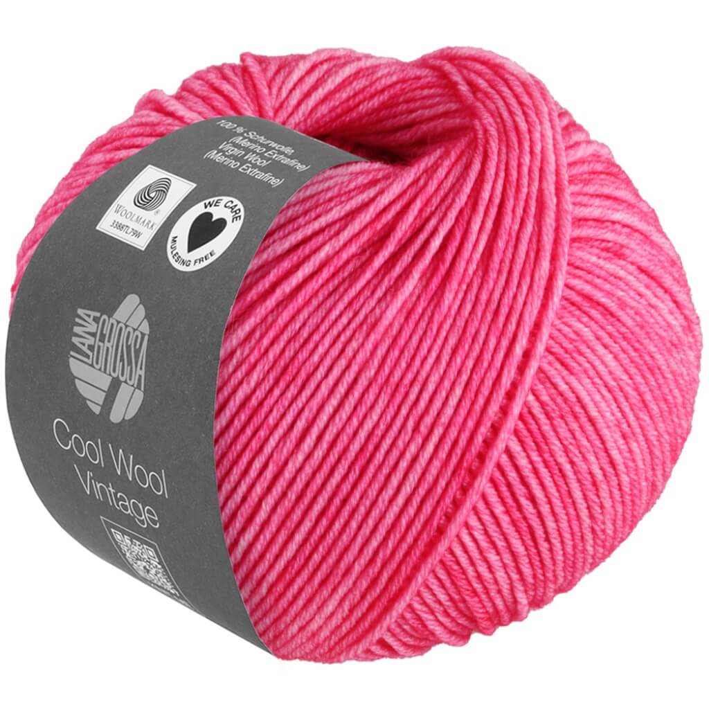 Lana Grossa Cool Wool Vintage, Farbe 7371 Pink – Merino und Schurwolle bei Lieblingsgarn