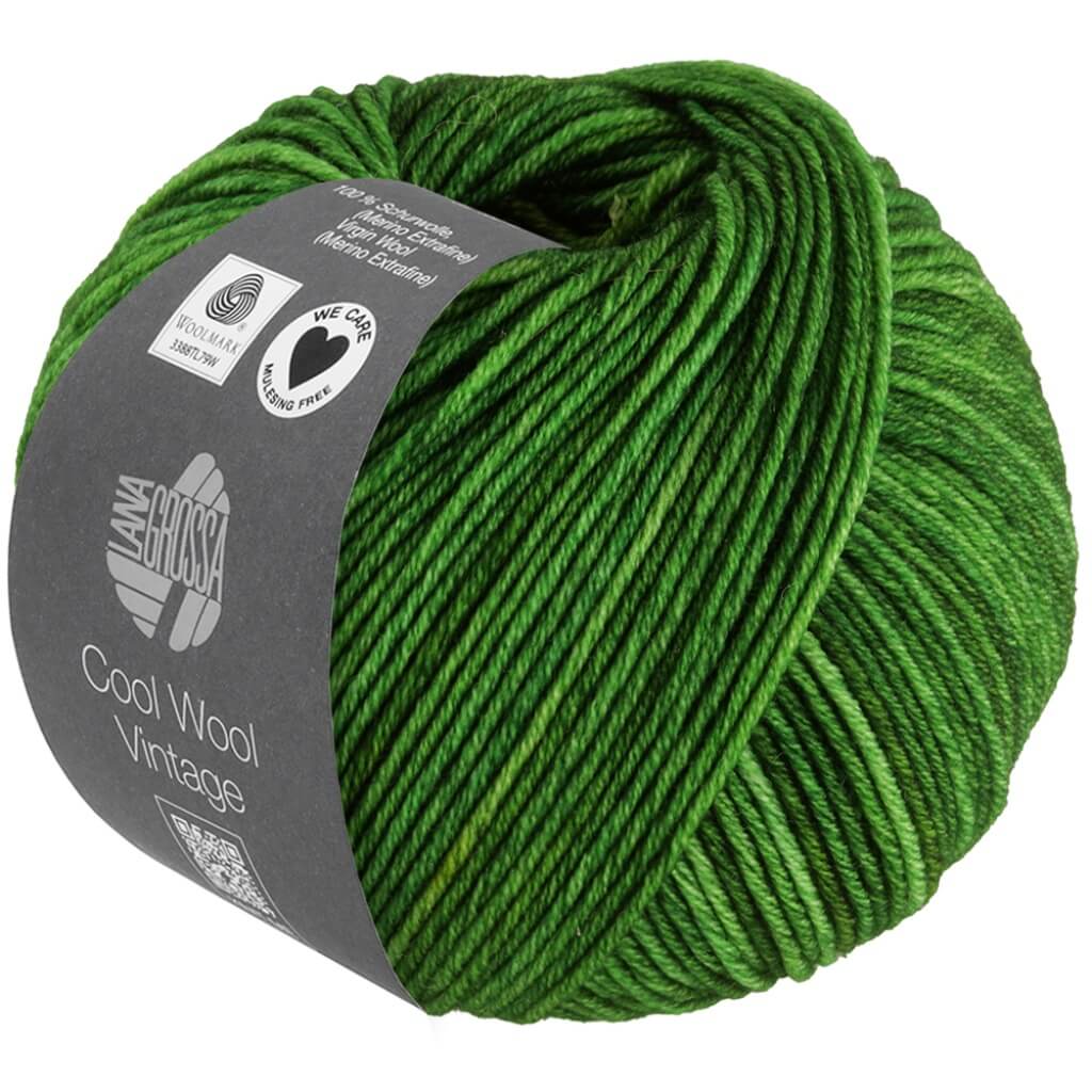 Lana Grossa Cool Wool Vintage, Farbe 7374 Grün – Merino und Schurwolle bei Lieblingsgarn