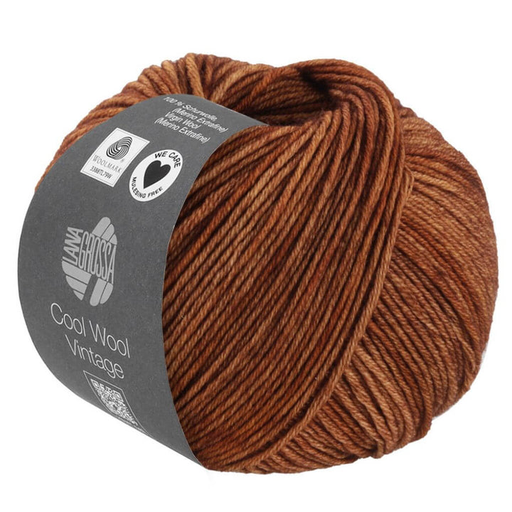 Lana Grossa Cool Wool Vintage, Farbe 7383 Rehbraun – Merino und Schurwolle bei Lieblingsgarn