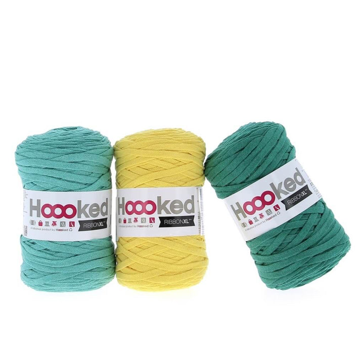 Hoooked Garn Copacabana Hoooked Set aus 3 Rollen RibbonXL bei bei bei bei Lieblingsgarn