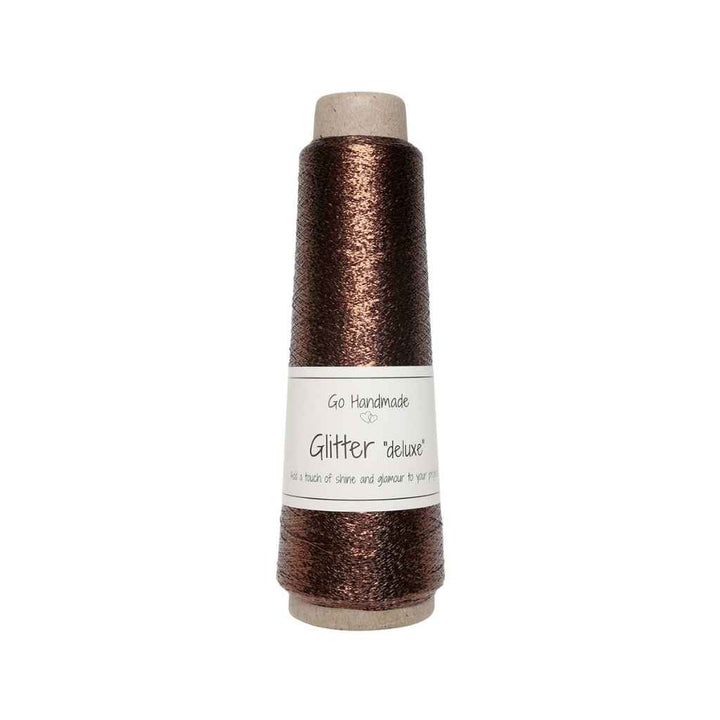 Go Handmade Yarn Glitter deluxe, Farbe Copper B – Synthetik bei Lieblingsgarn