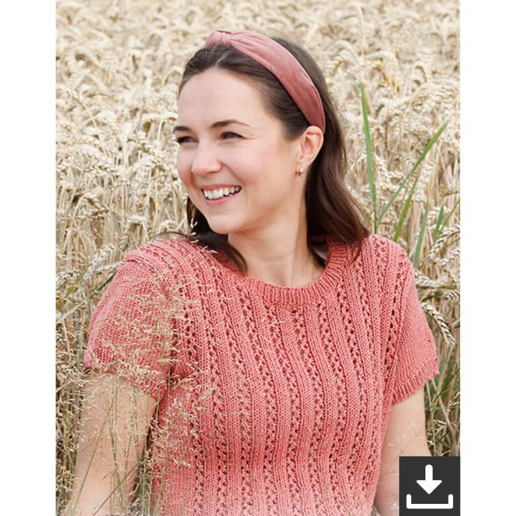 Drops Design Pattern Top Coral Gables Strickset - Drops (PDF) bei bei bei bei Lieblingsgarn