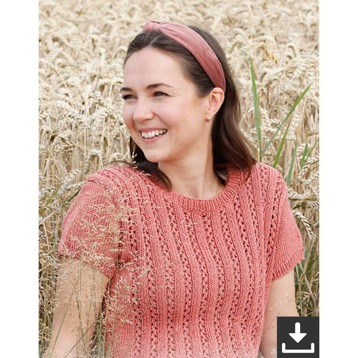 Drops Design Pattern Top Coral Gables Strickset - Drops (PDF) bei bei bei bei Lieblingsgarn