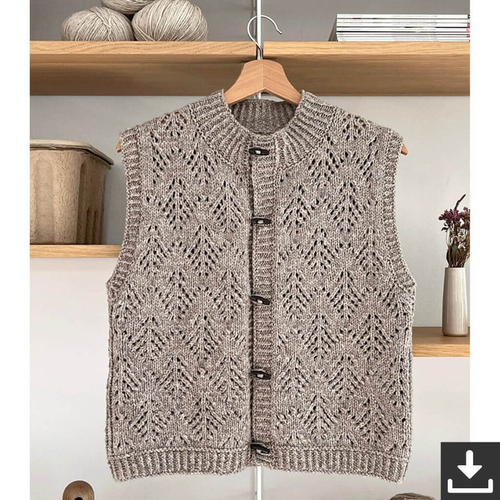 Knitting For Else Cosy Hey Ho Vest Strickanleitung - Knitting For Else (PDF) bei bei bei bei Lieblingsgarn