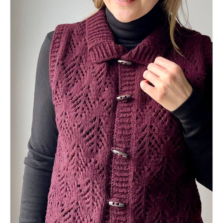 Knitting For Else Cosy Hey Ho Vest Strickanleitung - Knitting For Else (PDF) bei bei bei bei Lieblingsgarn