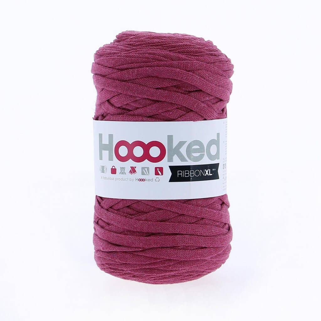 Hoooked RibbonXL, Farbe Crazy Plum – Baumwolle bei Lieblingsgarn