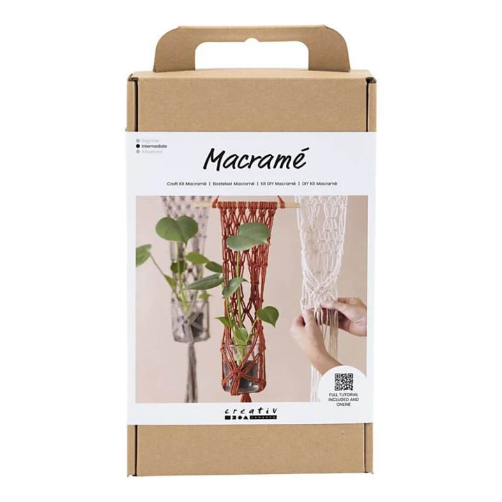 Creativ Company Creativ Company Bastelset Makramee Blumenampel Lieblingsgarn