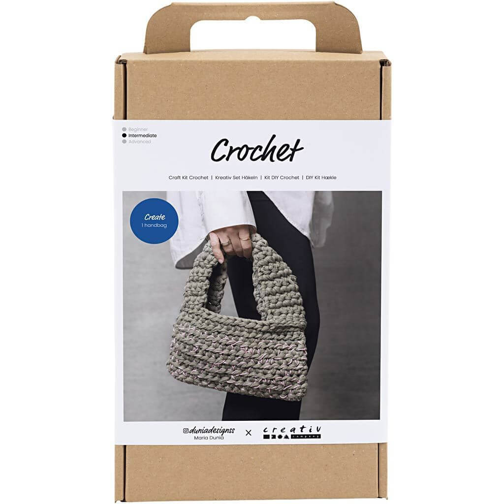 Creativ Company Kreativ-Set Häkeln Grob gehäkelte Tasche bei bei bei bei Lieblingsgarn