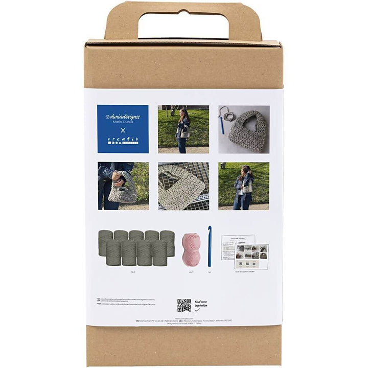 Creativ Company Kreativ-Set Häkeln Grob gehäkelte Tasche bei bei bei bei Lieblingsgarn