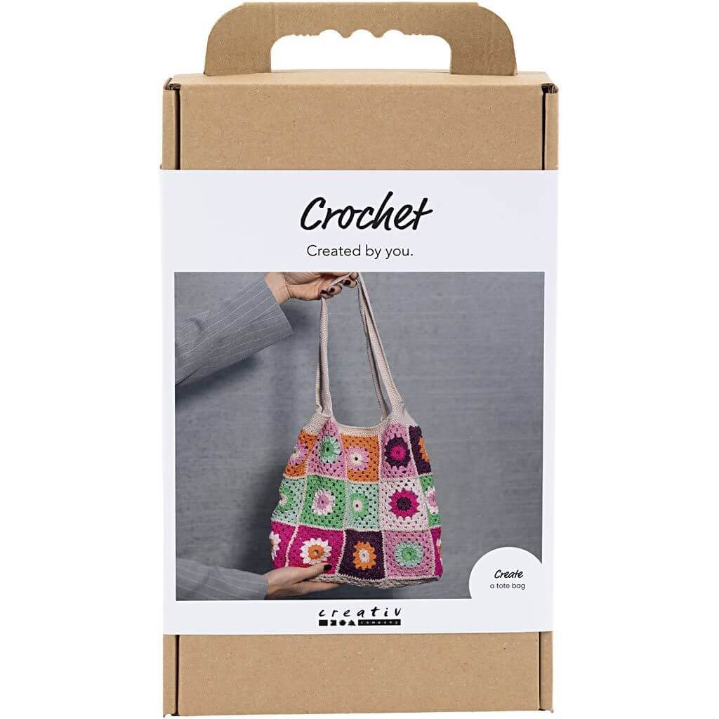 Creativ Company Kreativ-Set Häkeln Granny-Square-Tasche bei bei bei bei Lieblingsgarn