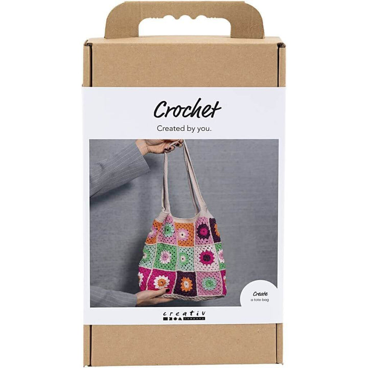 Creativ Company Kreativ-Set Häkeln Granny-Square-Tasche bei bei bei bei Lieblingsgarn