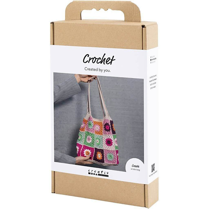 Creativ Company Kreativ-Set Häkeln Granny-Square-Tasche bei bei bei bei Lieblingsgarn