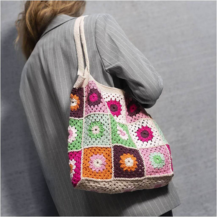 Creativ Company Kreativ-Set Häkeln Granny-Square-Tasche bei bei bei bei Lieblingsgarn