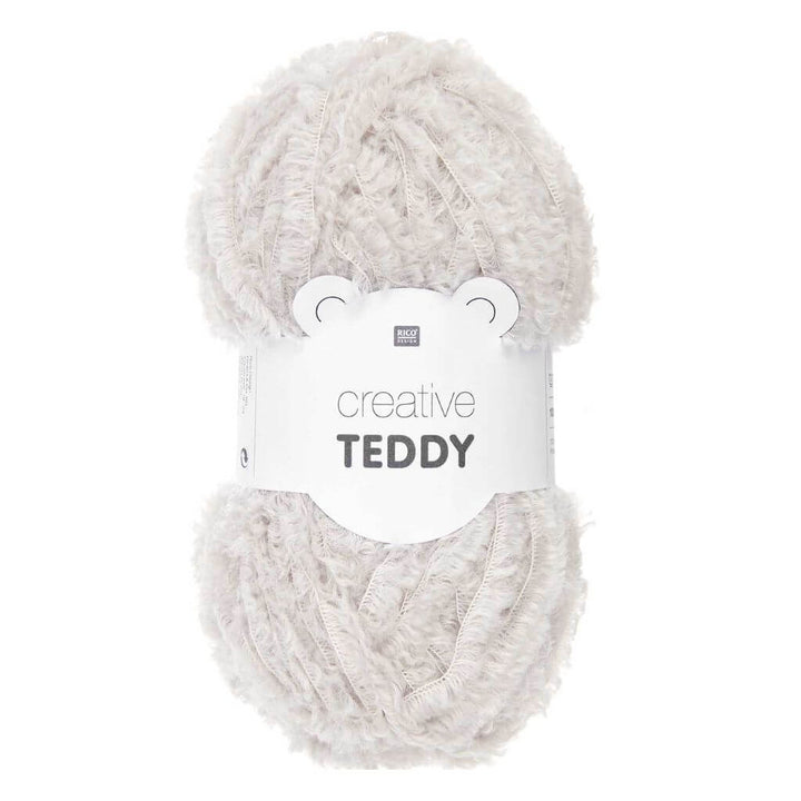 Rico Design Creative Teddy, Farbe 001 Crème – Synthetik bei Lieblingsgarn