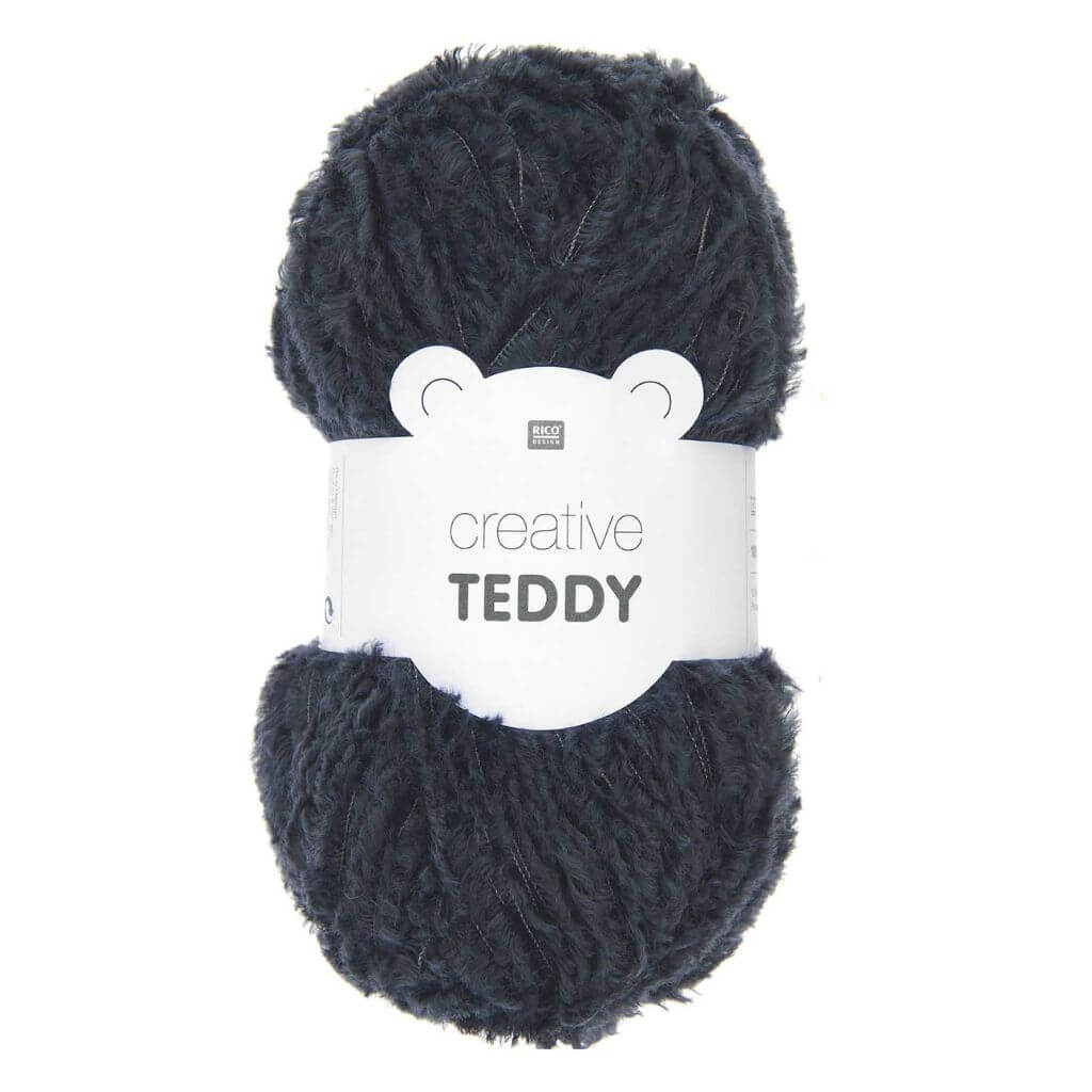 Rico Design Creative Teddy, Farbe 003 Marine – Synthetik bei Lieblingsgarn