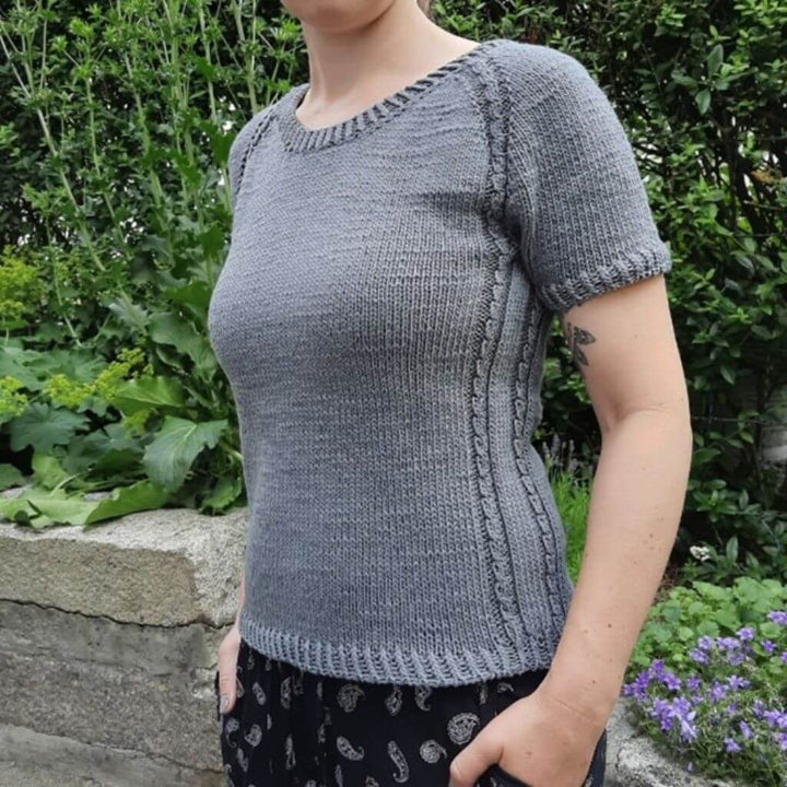 Nadelmelodie Shirt Curly Tee Strickanleitung - Nadelmelodie (PDF) bei bei bei bei Lieblingsgarn