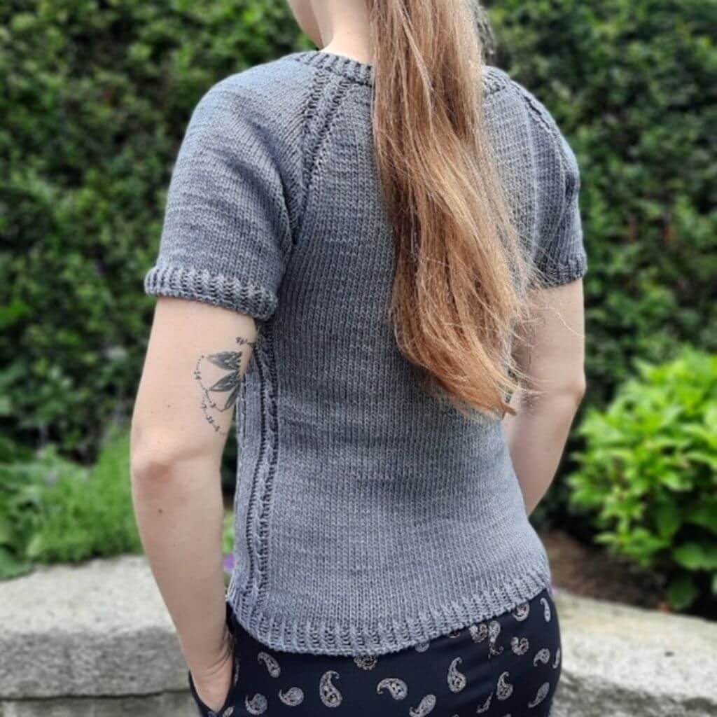 Nadelmelodie Shirt Curly Tee Strickanleitung - Nadelmelodie (PDF) bei bei bei bei Lieblingsgarn