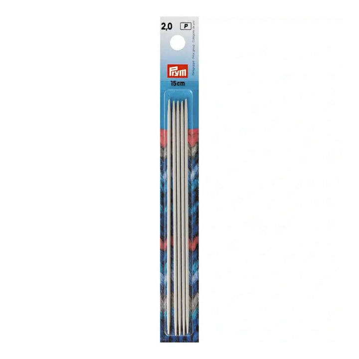 Prym Strumpfstricknadeln ALU 10 - 40 cm, Farbe 15 – Metall bei Lieblingsgarn