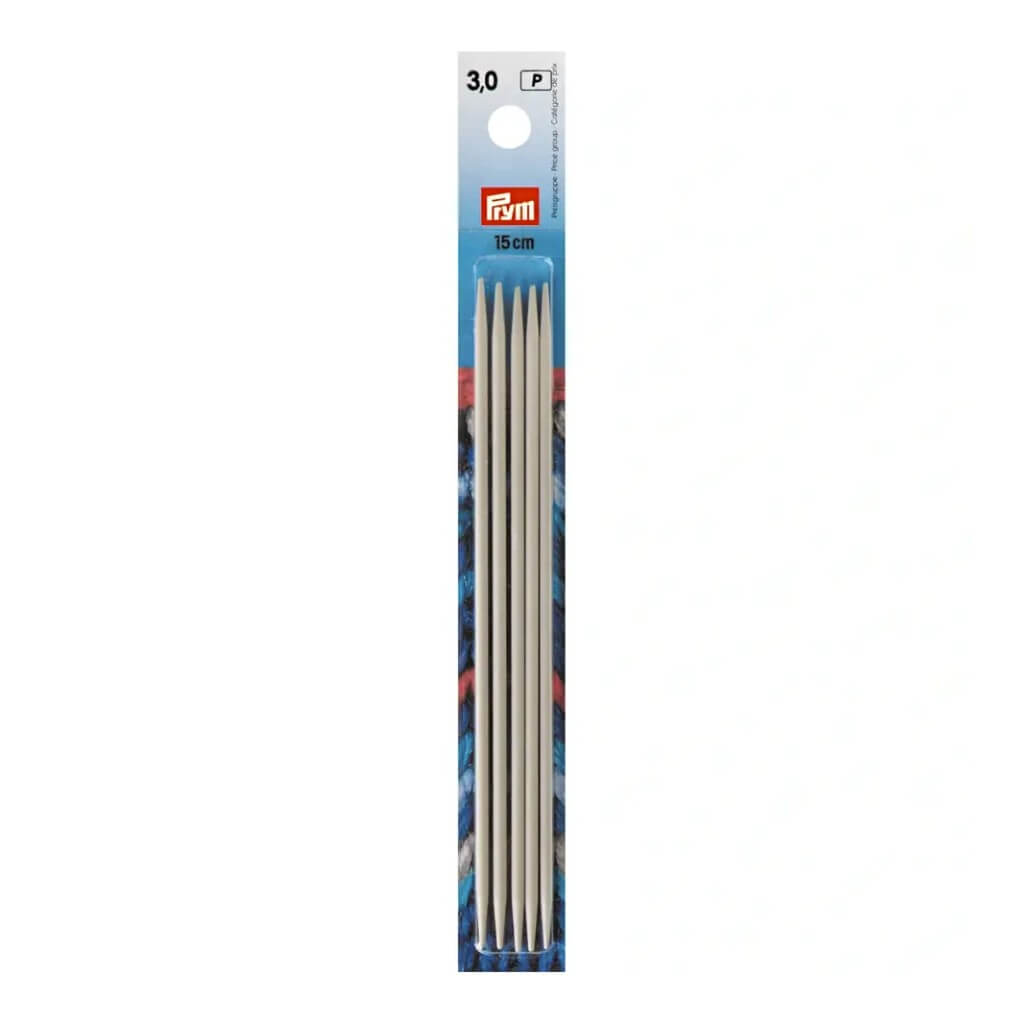 Prym Strumpfstricknadeln ALU 10 - 40 cm, Farbe 15 – Metall bei Lieblingsgarn